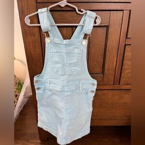 art class Light Blue Denim Overall Dress